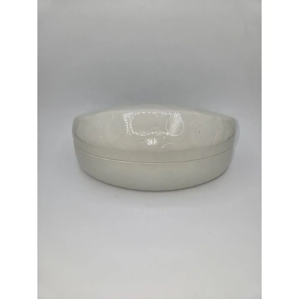 Coach Eyeglasses‎ Case White Signature Hard Clamshell Glasses Holder